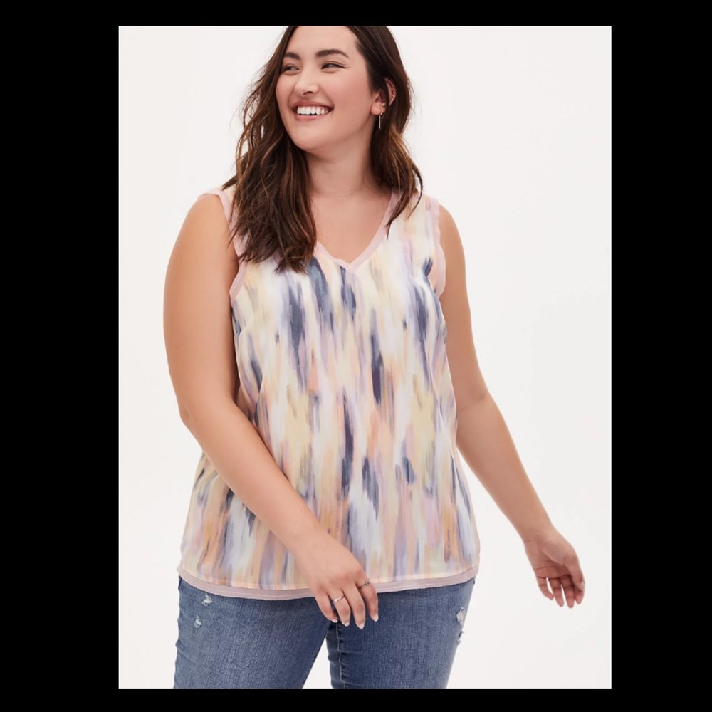 Torrid sleeveless blouse